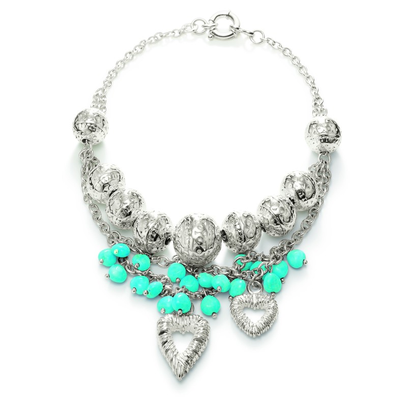 WOMAN NECKLACE FOLLI FOLLIE 4N0F014T (38CM ) WOMAN NECKLACE FOLLI FOLLIE 4N0F014T (38CM )