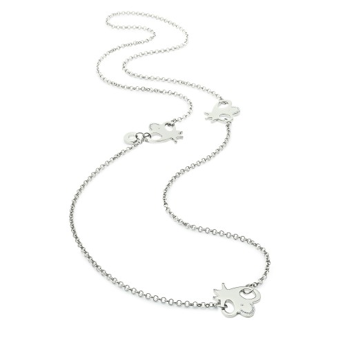 WOMAN NECKLACE FOLLI FOLLIE 3N1F034C110 (45CM ) WOMAN NECKLACE FOLLI FOLLIE 3N1F034C110 (45CM )