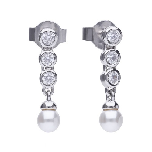 WOMEN EARRINGS DIAMONFIRE 6218571111 (3CM )
