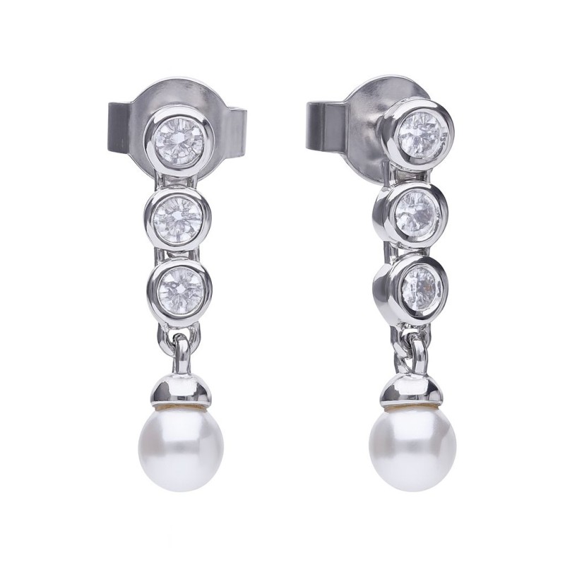 WOMEN EARRINGS DIAMONFIRE 6218571111 (3CM )