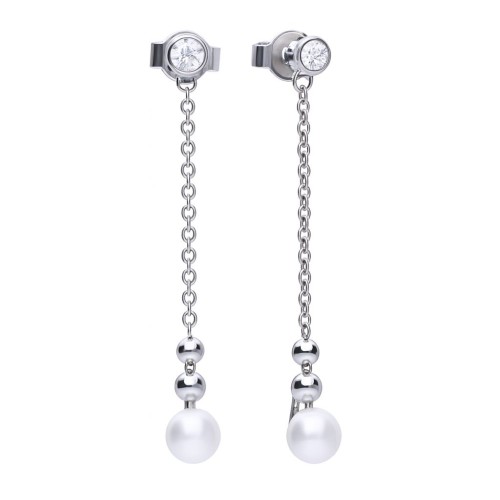 WOMEN EARRINGS DIAMONFIRE 6218711111 (3CM )