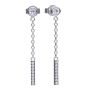 WOMEN EARRINGS DIAMONFIRE 6219191082 (3CM )