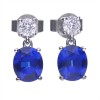 WOMEN EARRINGS DIAMONFIRE 6220531089 (3CM )