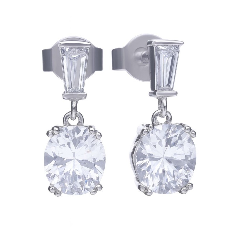 WOMEN EARRINGS DIAMONFIRE 6220621082 (3CM )