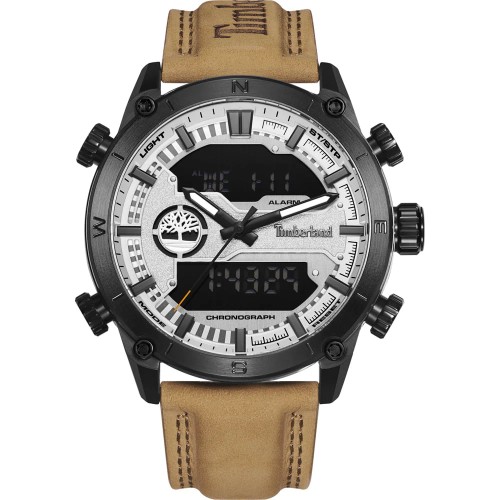 MAN WATCH TIMBERLAND  TDWGP2201903 (BUCKSPORT 46MM GRAY DIAL BROWN LEATHER)