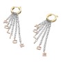 WOMEN EARRINGS POLICE PJ25596ESSGRG (5CM )