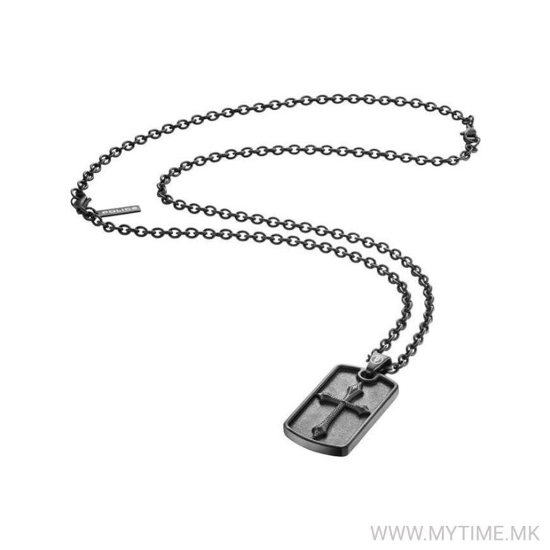 MAN NECKLACE POLICE S14AJH01P (40CM )