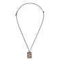MAN NECKLACE POLICE PJ26485PSBR01 (50+20CM )