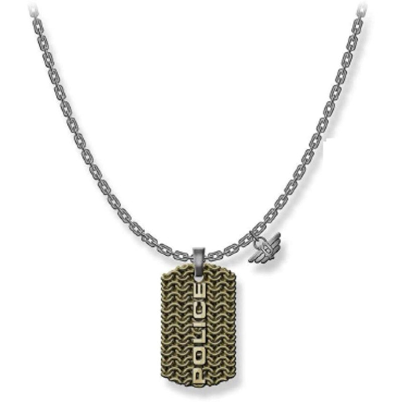 MAN NECKLACE POLICE PJ26565PSQG03 (70CM ) MAN NECKLACE POLICE PJ26565PSQG03 (70CM )
