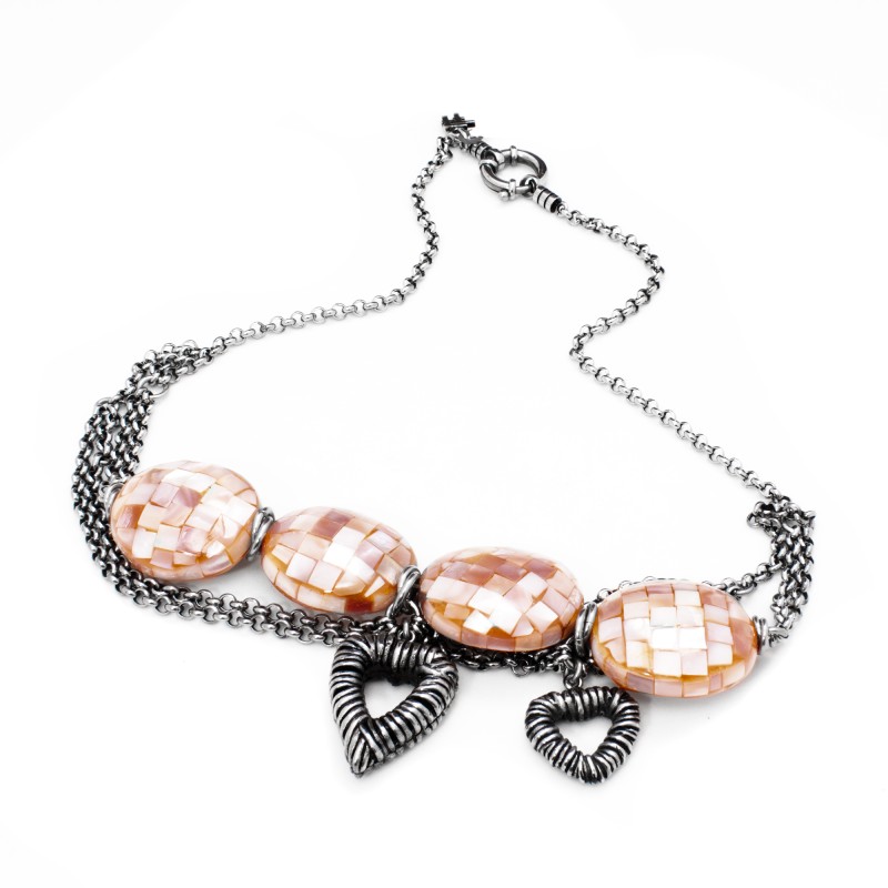 WOMAN NECKLACE FOLLI FOLLIE 4N0T050KP (18CM )