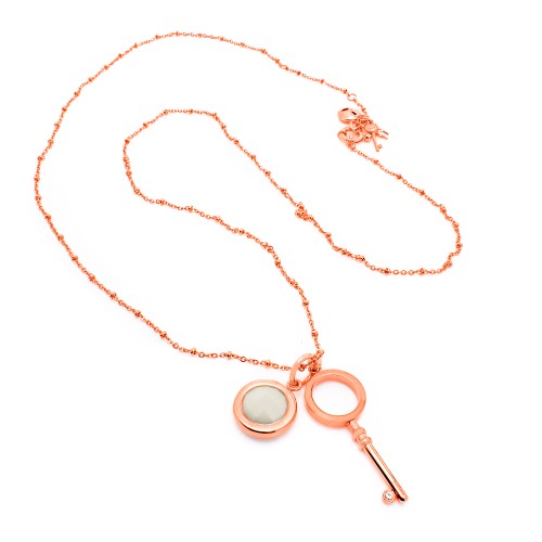 WOMAN NECKLACE FOLLI FOLLIE 3N1T067RWC (40CM ) WOMAN NECKLACE FOLLI FOLLIE 3N1T067RWC (40CM )