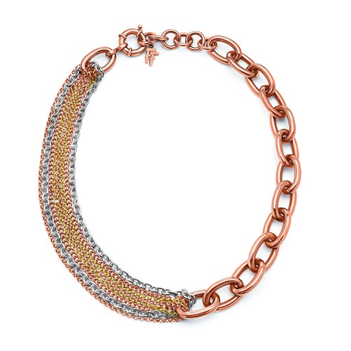 WOMAN NECKLACE FOLLI FOLLIE 1N14T072RYA (30CM )