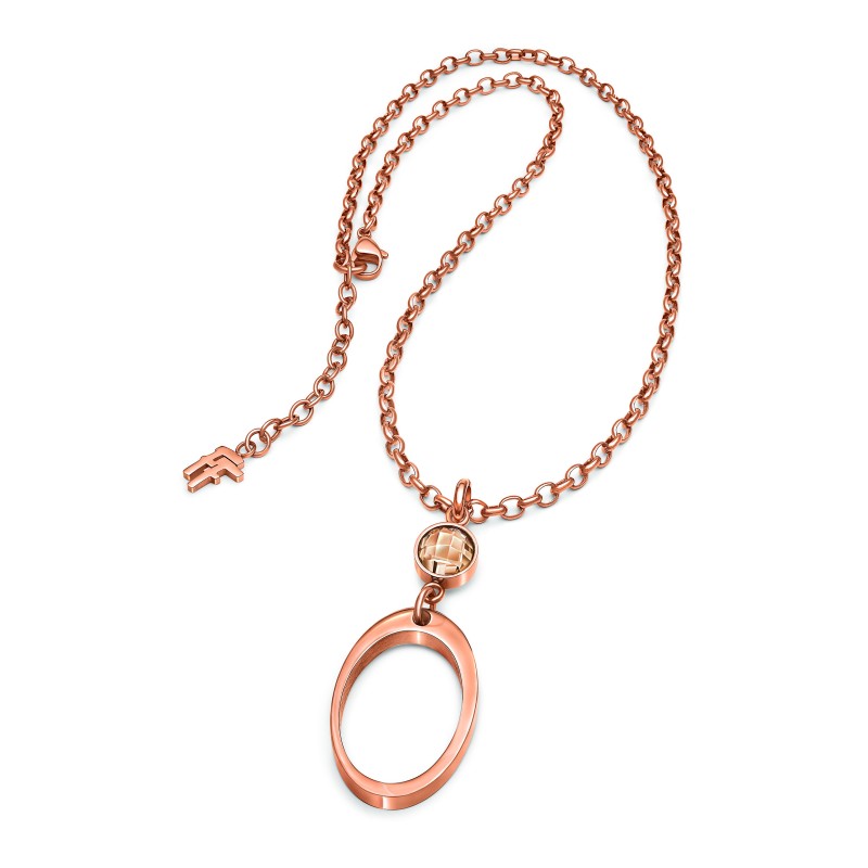 WOMAN NECKLACE FOLLI FOLLIE 3N15T002RS (45CM ) WOMAN NECKLACE FOLLI FOLLIE 3N15T002RS (45CM )