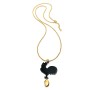 WOMAN NECKLACE FOLLI FOLLIE 1N17T018YA (90CM+5CM EXTENSION )
