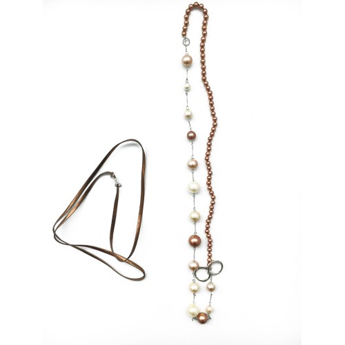 WOMAN NECKLACE NECKLACE MISAKI QCRNTERRAMULT (40CM+37CM )