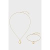 WOMEN JEWELRY SET HUGO BOSS 1570174 (45CM )