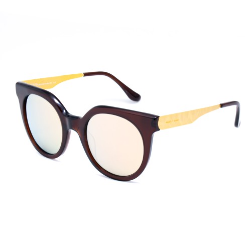 WOMAN SUNGLASSES ITALIA INDEPENDENT  0801-044-ACE (Lens/Bridge/Temple) 52/23/140 mm)