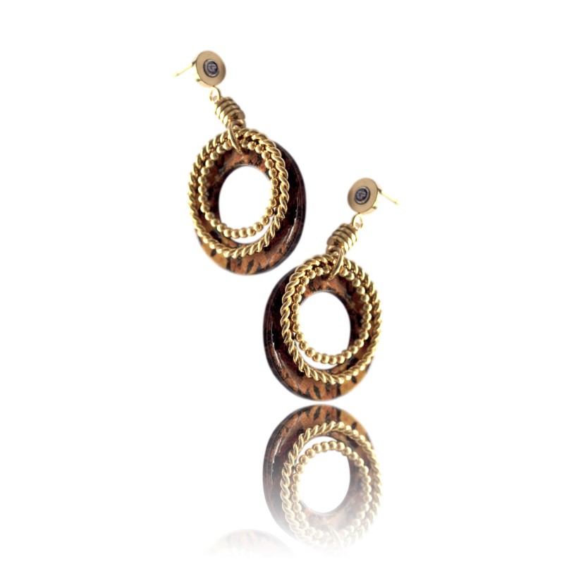 WOMAN EARRINGS TIME FORCE TS5123PLE (3CM )