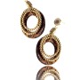 WOMAN EARRINGS TIME FORCE TS5123PLE (3CM )