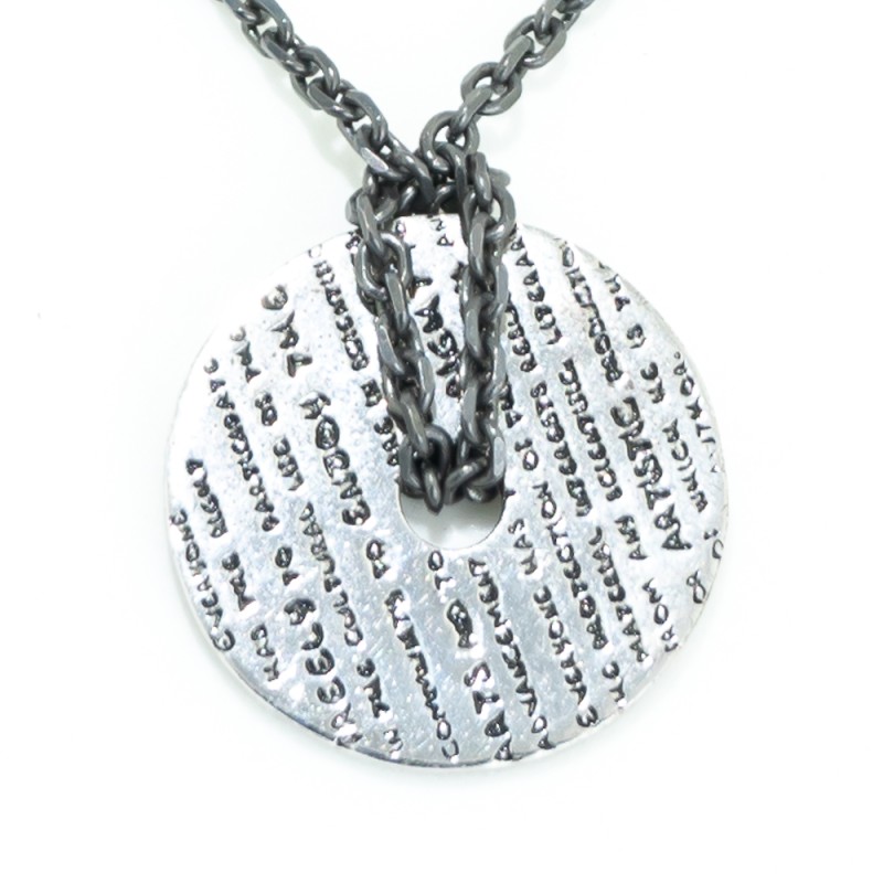 WOMAN PENDANT DEMARIA DMHRC001-GRIS (45CM )