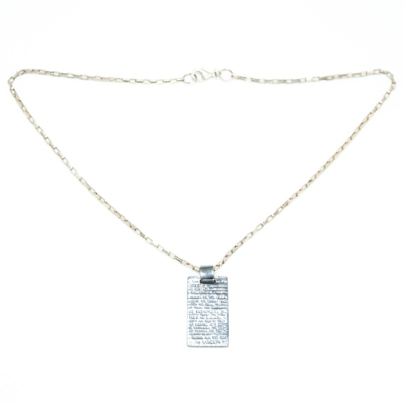 WOMAN PENDANT DEMARIA DMHRC002-BLAN (84CM )