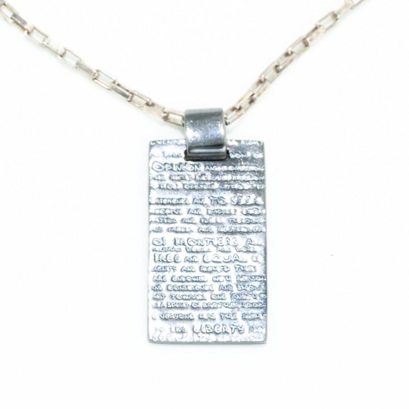 WOMAN PENDANT DEMARIA DMHRC002-BLAN (84CM )