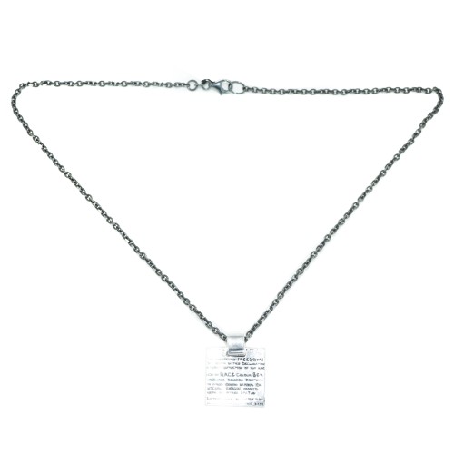 WOMAN PENDANT DEMARIA DMHRC003-NEGR (45CM )