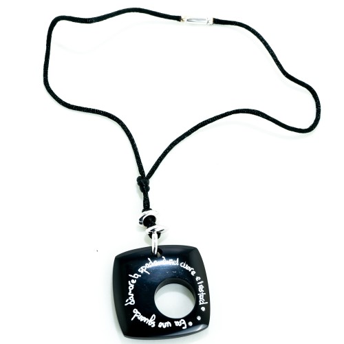 WOMAN NECKLACE DEMARIA DM6TC038-NEGR (45CM ) WOMAN NECKLACE DEMARIA DM6TC038-NEGR (45CM )