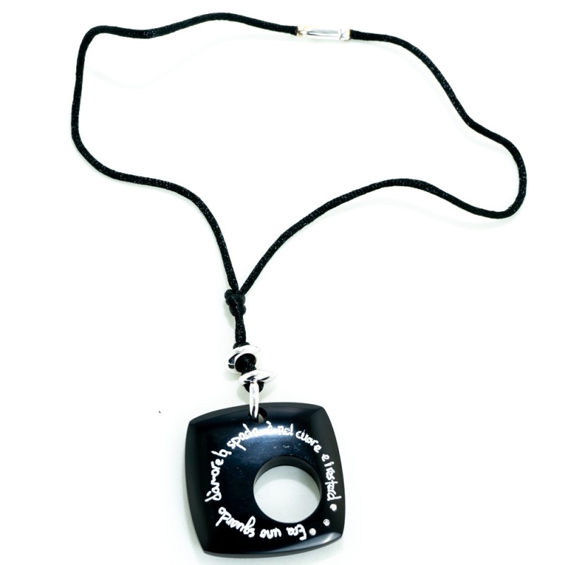 WOMAN NECKLACE DEMARIA DM6TC038-NEGR (45CM ) WOMAN NECKLACE DEMARIA DM6TC038-NEGR (45CM )