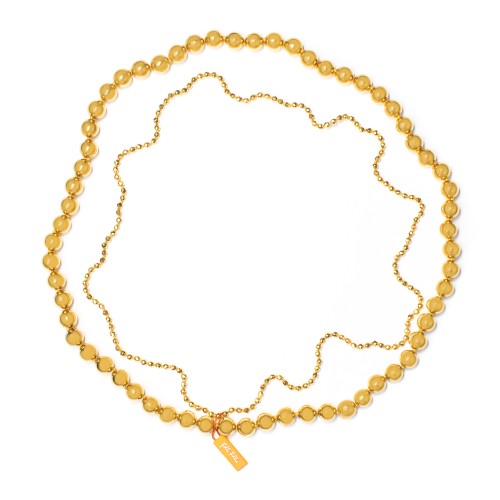 WOMAN NECKLACE FOLLI FOLLIE 4N9A112YY (42CM ) WOMAN NECKLACE FOLLI FOLLIE 4N9A112YY (42CM )