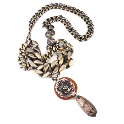 WOMAN NECKLACE FOLLI FOLLIE 4N1B115EB (60CM ) WOMAN NECKLACE FOLLI FOLLIE 4N1B115EB (60CM )