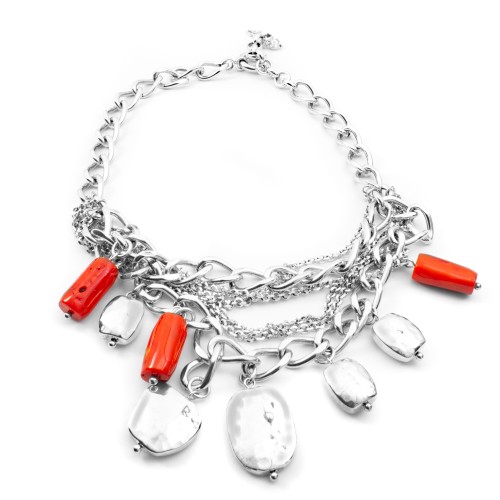 WOMAN NECKLACE FOLLI FOLLIE 2N9F046O (35CM ) WOMAN NECKLACE FOLLI FOLLIE 2N9F046O (35CM )