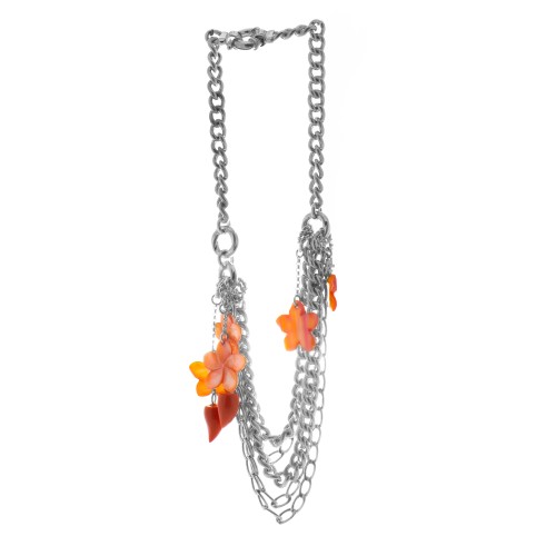 WOMAN NECKLACE FOLLI FOLLIE 2N9S005PO (27CM ) WOMAN NECKLACE FOLLI FOLLIE 2N9S005PO (27CM )