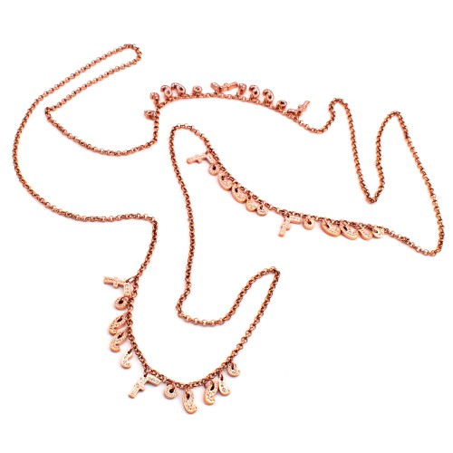 WOMAN NECKLACE FOLLI FOLLIE 3N13T022RC (80CM )