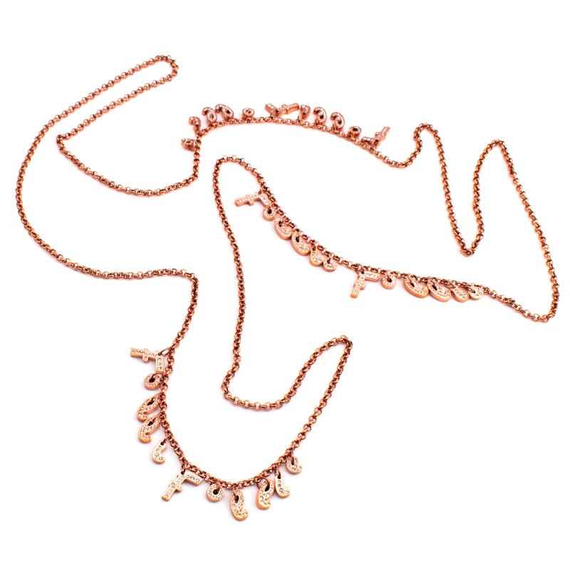 WOMAN NECKLACE FOLLI FOLLIE 3N13T022RC (80CM )