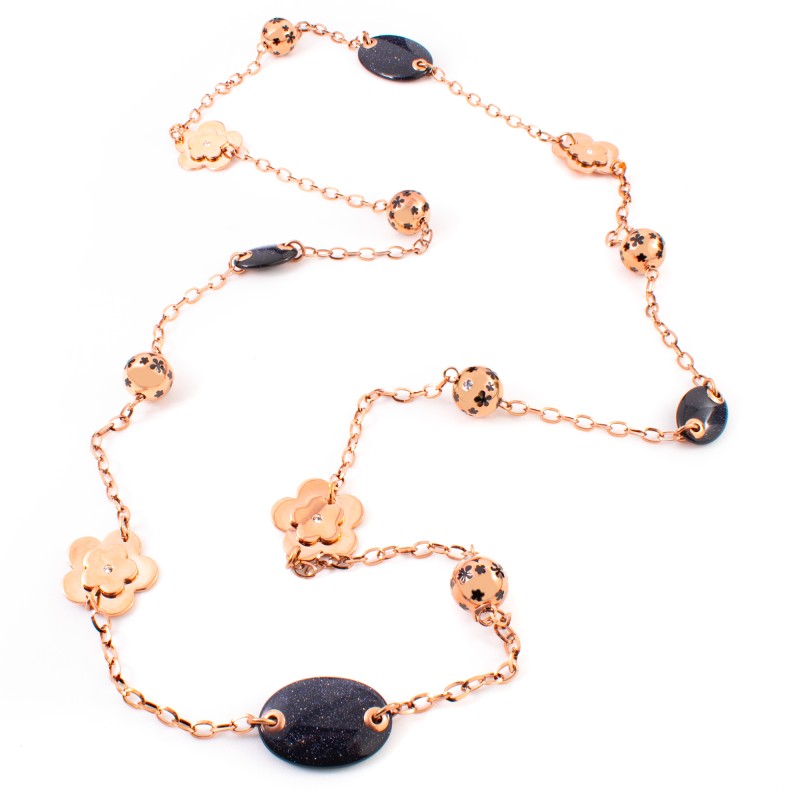 WOMAN NECKLACE FOLLI FOLLIE 3N0T044RM (55CM )