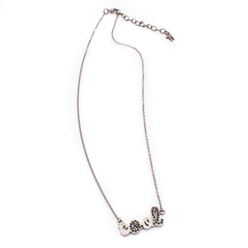 WOMAN NECKLACE FOLLI FOLLIE 3N17TO77AK (10CM )