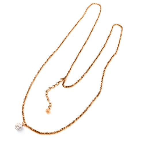 WOMAN NECKLACE FOLLI FOLLIE 3N0T007RCDF (25CM )