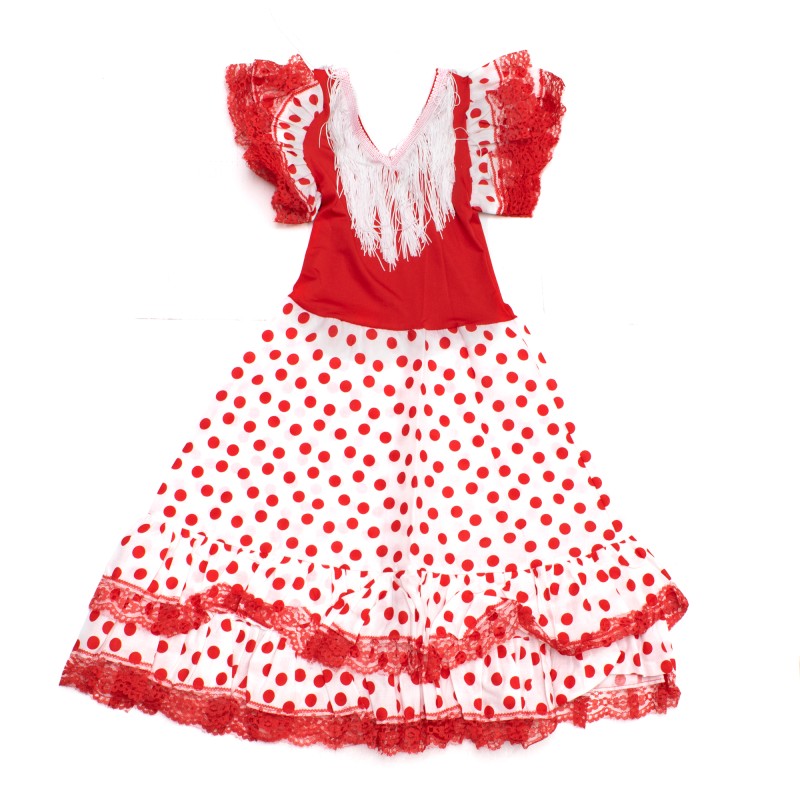 CHILDISH DRESS FLAMENCO VSRBLANCLRO10 TALLA 10 CHILDISH DRESS FLAMENCO VSRBLANCLRO10 TALLA 10