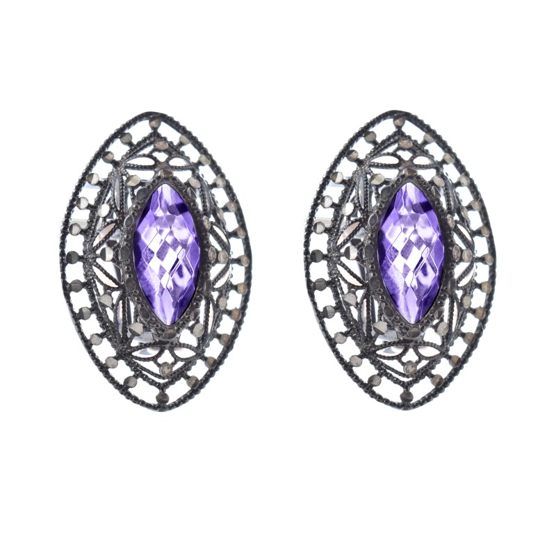 WOMEN EARRINGS LOTUS LP-1043-4-2 (3,5CM )