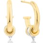 WOMEN EARRINGS SECRECY E8233CDAWW190 (1,5CM )