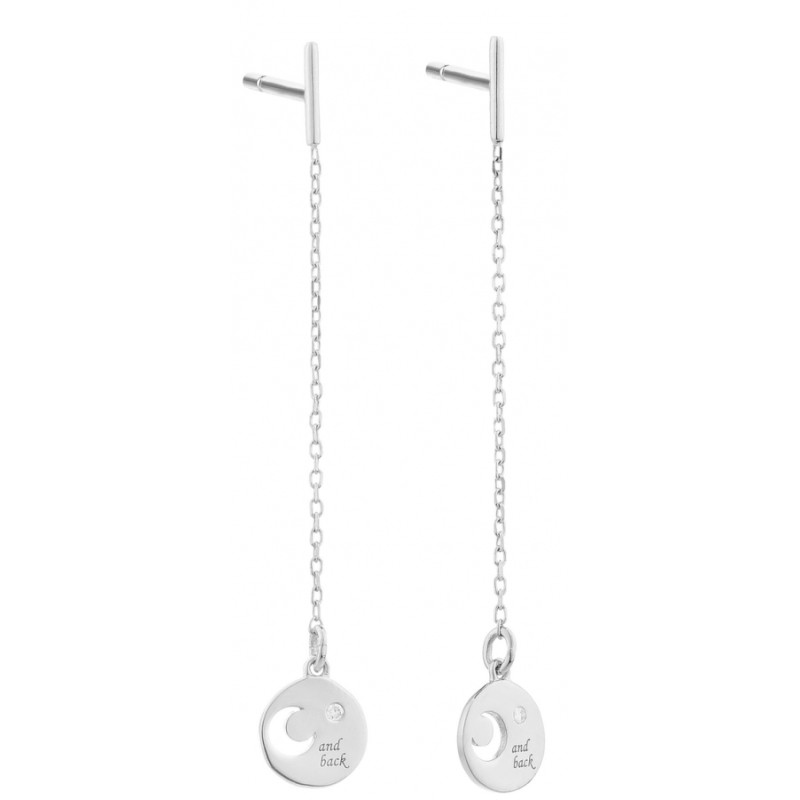 WOMEN EARRINGS SECRECY E8244CDAWA900 (4CM )