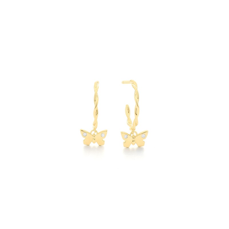 WOMEN EARRINGS SECRECY E8636CDAW7900 (2CM )
