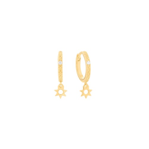 WOMEN EARRINGS SECRECY E8639CDAW7900 (2CM )