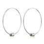 WOMEN EARRINGS ROSEFIELD JSHLS-J068 (4 CM )