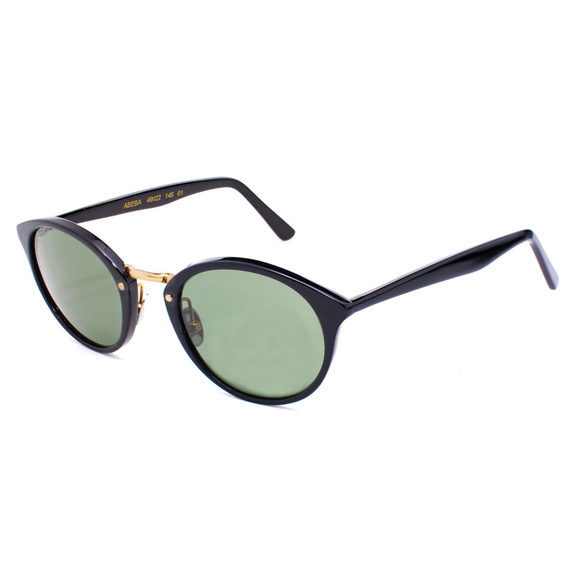 UNISEX SUNGLASSES LGR  ABEBA-BLACK01 (Lens/Bridge/Temple) 49/22/145 mm)