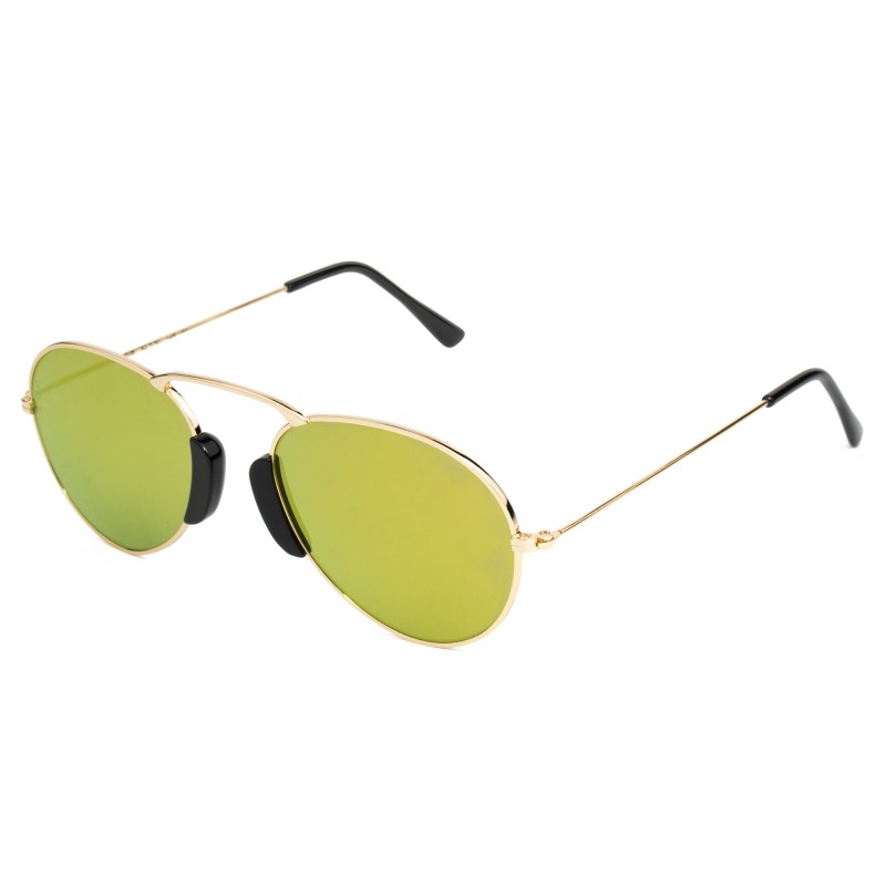 UNISEX SUNGLASSES LGR  AGADIR-GOLD01 (Lens/Bridge/Temple) 54/20/145 mm)