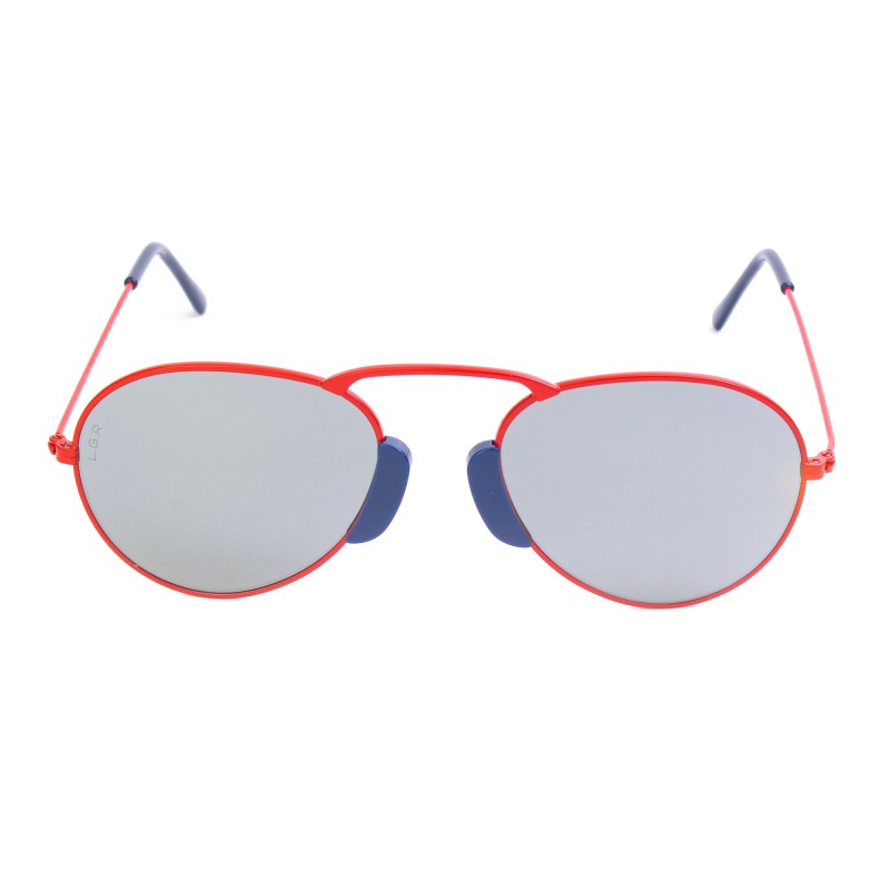 UNISEX SUNGLASSES LGR  AGADIR-RED-07 (Lens/Bridge/Temple) 54/20/145 mm)