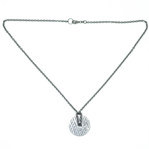 WOMAN PENDANT DEMARIA DMHRC001-GRIS (45CM )