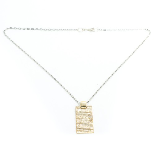 WOMAN PENDANT DEMARIA DMHRC002-ROSA (45CM )